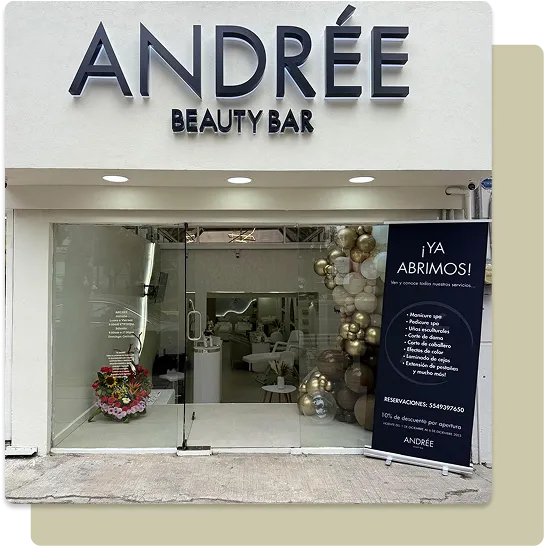 andrée beauty bar apertura